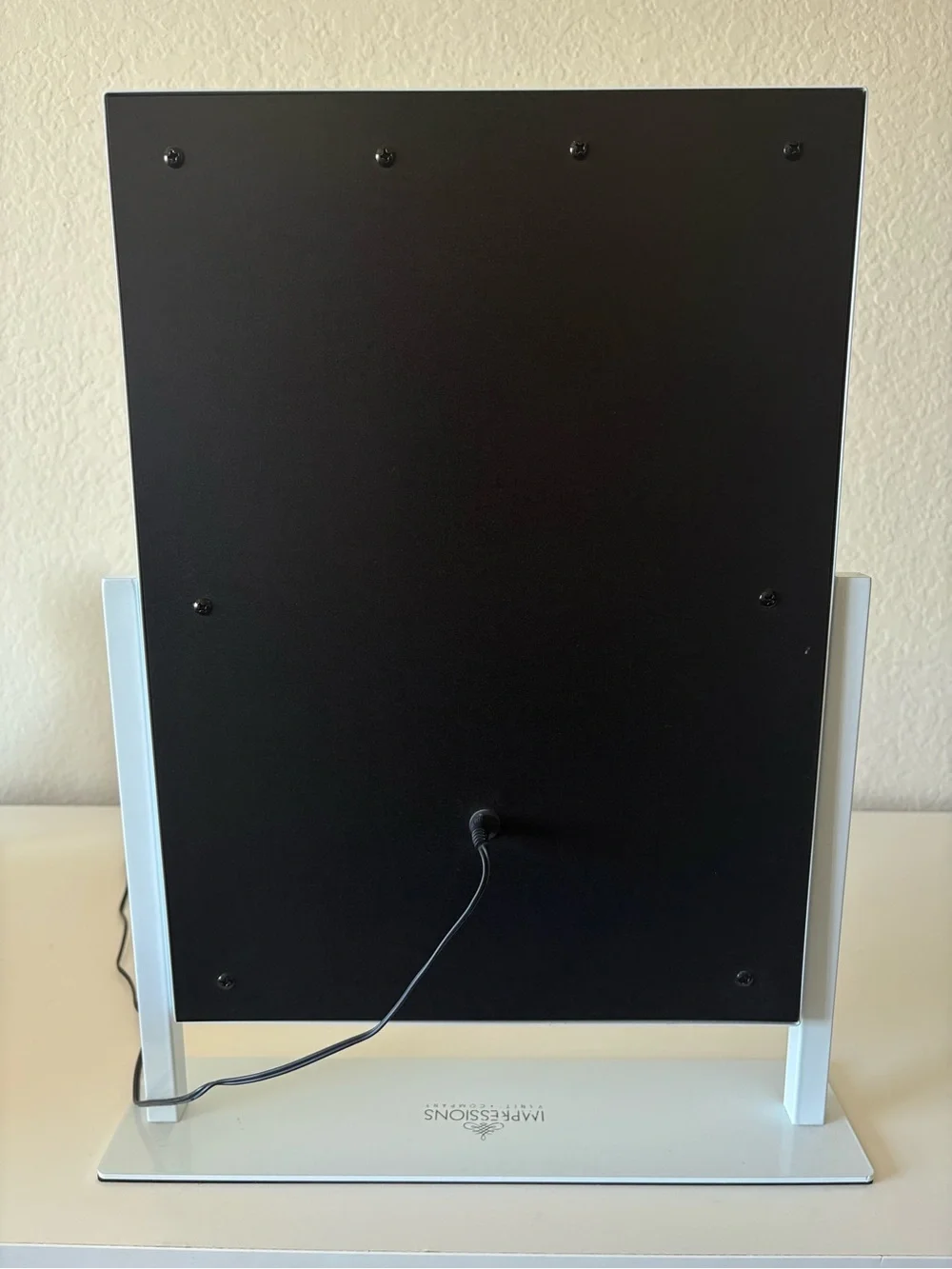 Illuminated Vanity Mirror in White by Impressions Vanity